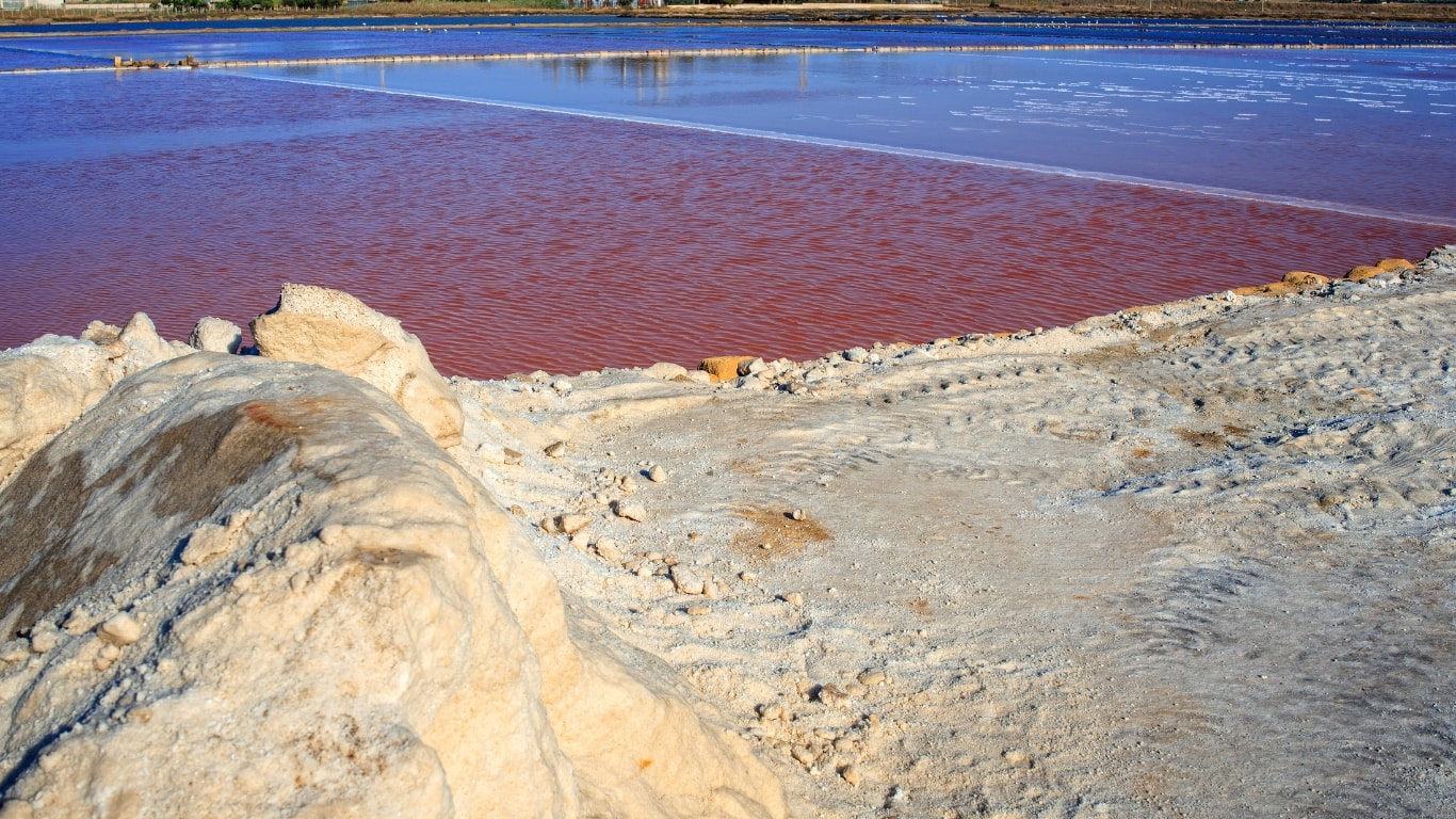 mediterranean sea salt Pans