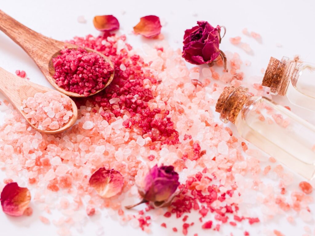 Customised bath salt