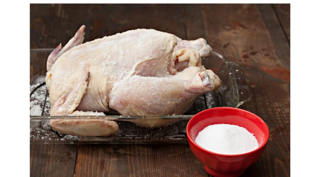 Dry rub brining chicken